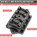4Way Fuse Block Box Holder Negative Circuit